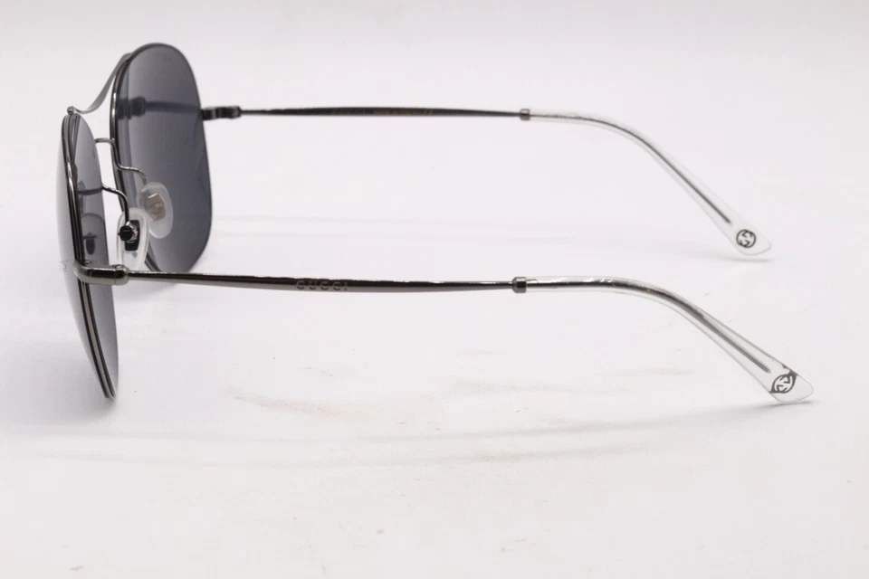 GAFAS DE SOL GUCCI GG 0501S 007 PLATEADAS ESPEJADAS AUTÉNTICAS MARCOS DE DISEÑO 58-16 Foto 3 de 4