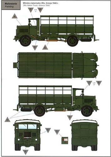IBG Models 1/72 CAMION TRANSPORTEUR DE TROUPES ITALIEN 3Ro - Photo 4/5