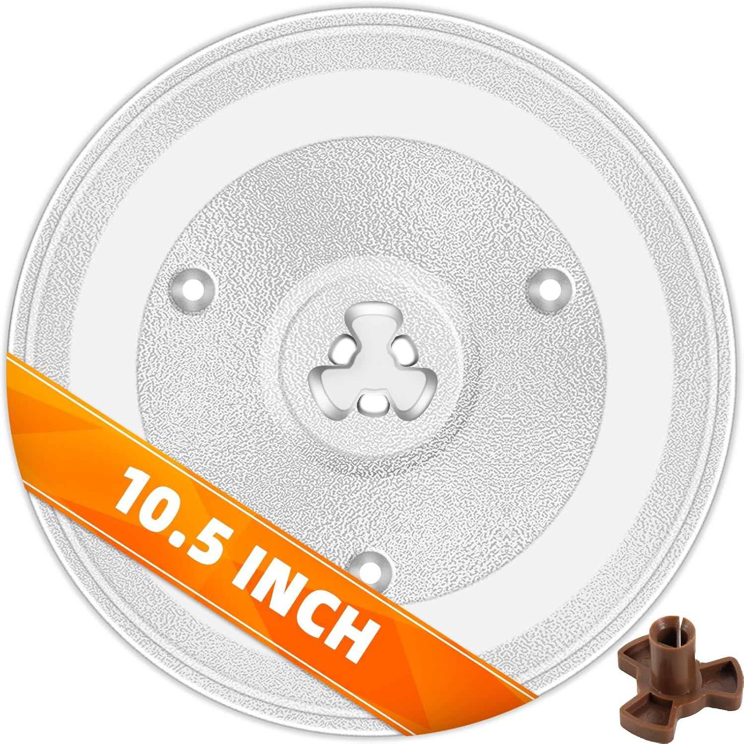 10.5'' Microwave Glass Tray Compatible with Hamilton Beach - the Exact Replaceme
