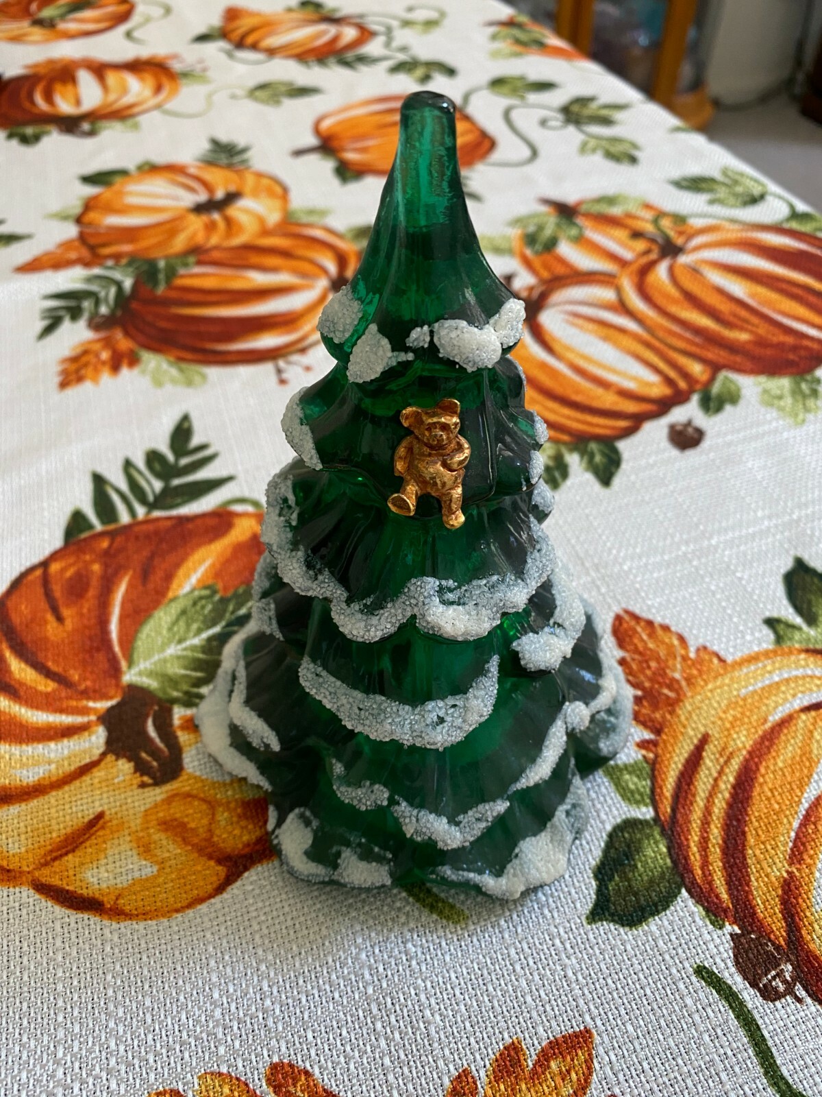 Fenton Christmas Tree 6 1/2 " tall eBay