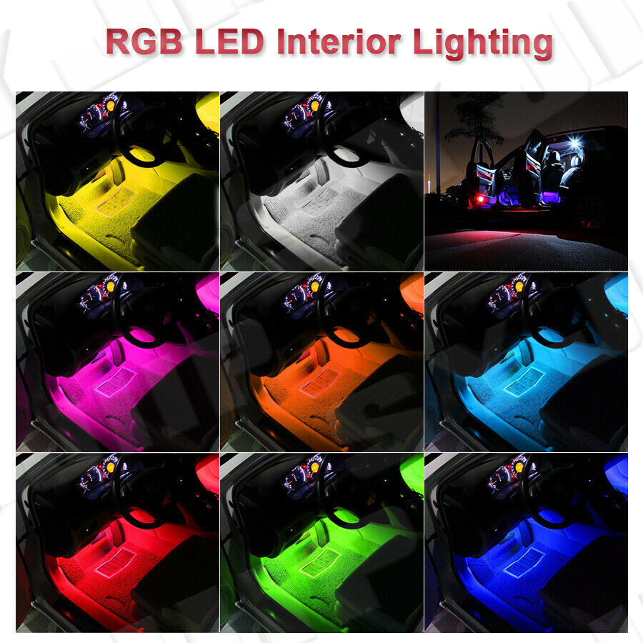 Luces LED Para Autos Carro Coche Interior De Colores Decorativas - Foto 2
