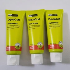Lot of 3-DevaCurl Curlbond Treatment Mask Repairs & Bonds 1.5 fl oz/44ml, Sealed