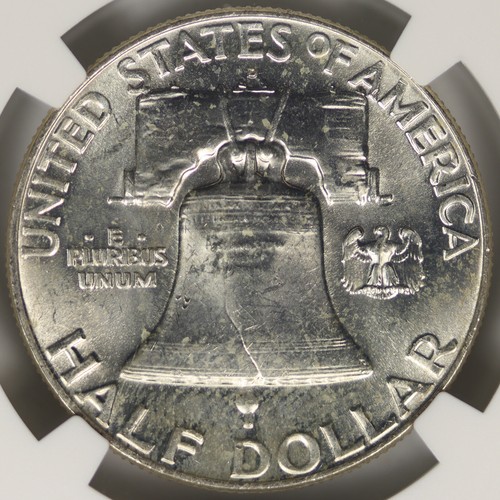 1963-D 50c Franklin Half Dollar NGC MS64FBL - Picture 4 of 4