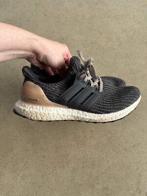 Adidas UltraBoost 4.0 Running Shoes Women's 6 Mocha Gray Athletic Sneaker BB6151