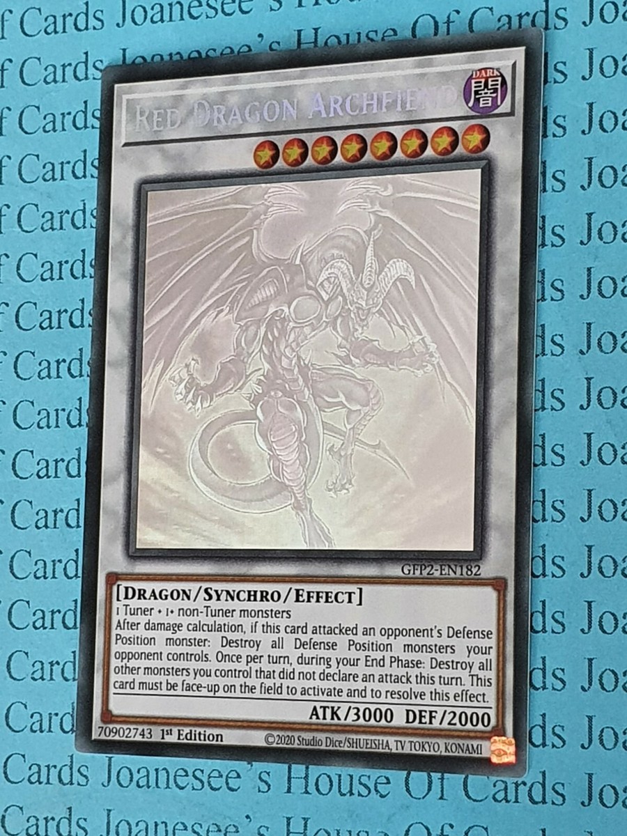 Red Dragon Archfiend GFP2-EN182 Ghost Rare Yu-Gi-Oh Card 1st