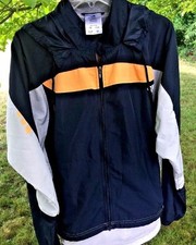 SALE Nearly New ADIDAS Hoodie Windbreaker Exercise Jacket Coat Womens Sz L