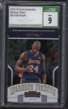 2019-20 Panini Contenders - Winning Ticket Kobe Bryant #4 CSG 9