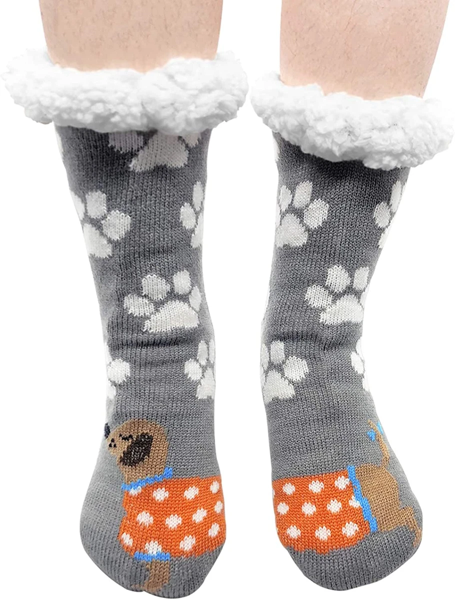Sausage dog slipper best sale socks