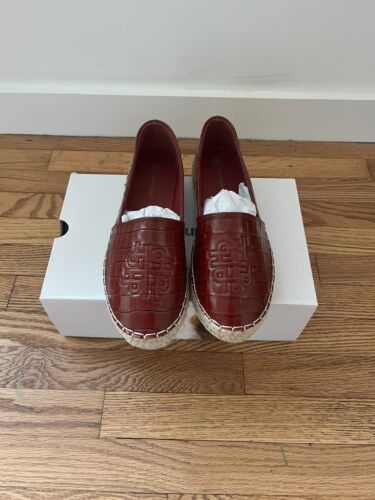 Hush Puppies Espadrilles Flat NEW Red Burgundy Size 8