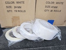 Job lot 80 (4x 20 each) ROLLS DOUBLE SIDED CLEAR TAPE CRAFT ADHESIVE 6 12 24 48m