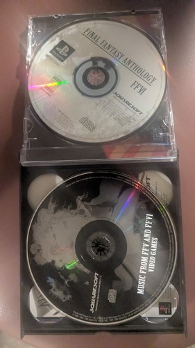 Final Fantasy Anthology (Sony PlayStation 1, PS1 Excellent Complete Black Label - Picture 4 of 6