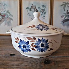 Soupière en faïence Creil Montereau (HBCM) modème Reine / ou légumier