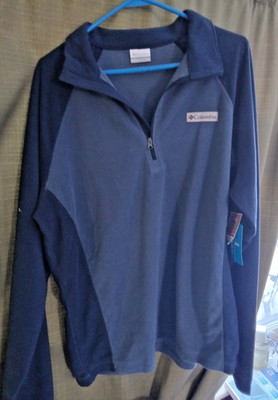 Columbia Mens Quarter 1/4 Zip Pullover Fleece Sweater Large NWT