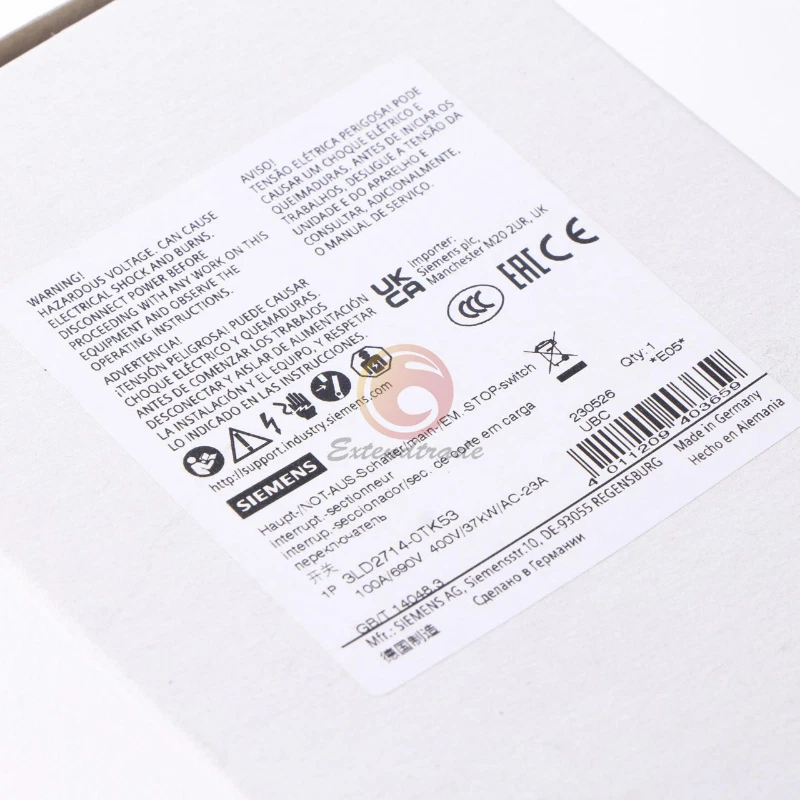 Siemens 3LD2714-0TK53 100A Switch New Free Shipping New In Box In stock - Image 4 of 4