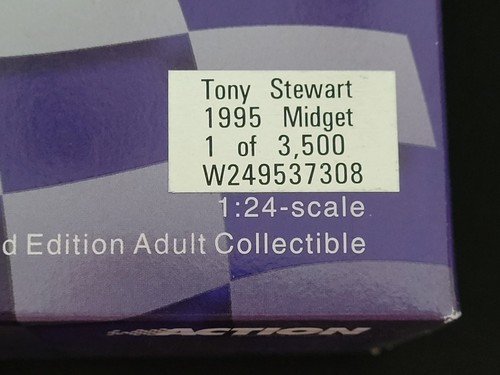 1995 Tony Stewart #9 USAC Midget Action Xtreme Series 1:24 Diecast, 1 of 3500 - Picture 14 of 14