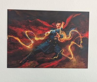 Displate Size L Metall Poster Doctor Strange Pose Marvel 67.5×48cm