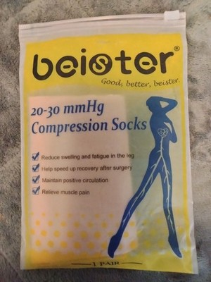 New Beister 20-30 MMHG Compression Calf Sleeve XL