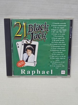 Raphael 21 Black Jack Exitos  CD Album Excellent 