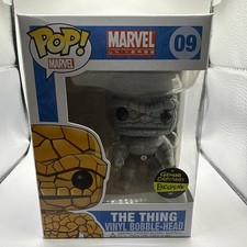 Funko Pop Marvel Black And White The Thing #09 Gemini Collectibles Exclusive!