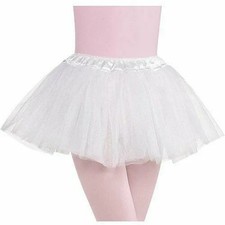 White Tutu Childs S/M Elastic Waist, Shows Halloween Give to Gift  