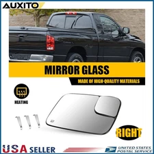 Passenger Side Heated Towing Mirror Glass For 02-08 Dodge RAM 1500 2500 3500
