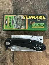Schrade Team Primos Primo Lockback Pocketknife W/Pocjet Clip NIB