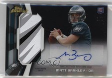 2013 Topps Finest Rookie Black Refractor Glove 1/1 Matt Barkley Patch Auto a8r