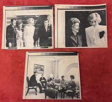 PRINCESS DIANA visits the White House set of three AP wire photos 1985