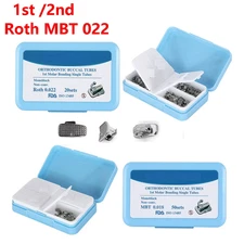 Dental Orthodontic Bondable Buccal Tube 1st 2nd Molar Roth/MBT Monoblock N-Conv