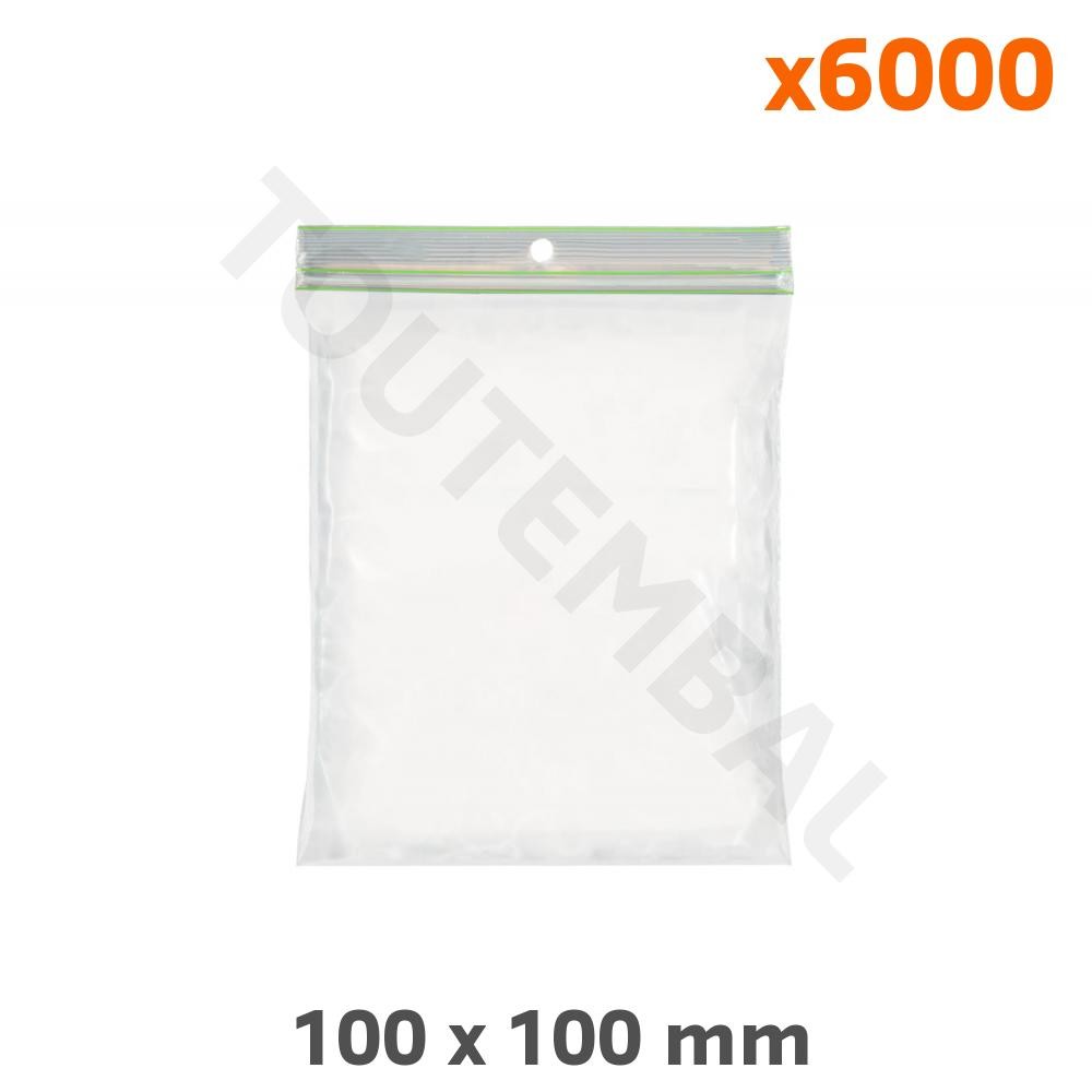 Sachet zip à base de bioressources 100x100 mm pour protéger vos petites pièces