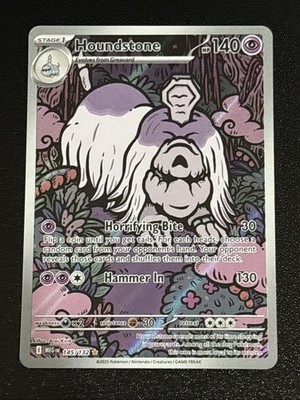 Pokémon TCG Mega Evolution Houndstone Illustration Rare 145/132 NM