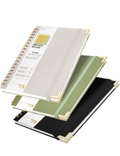 OWSC Lined Spiral Notebook, Hardcover 7.1 x 10 IN B5 Notebook, 3 Pack Mix