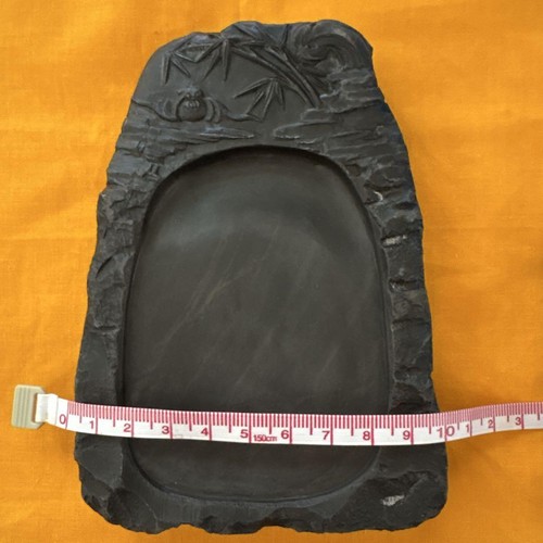Tinta Piedra Bambú Gorrión Talla De Colección Suzuri Sumi Molinillo Shodo Shuji Herramienta - Imagen 5 de 5