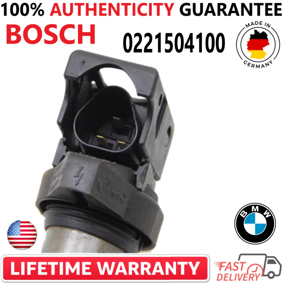 Bobinas de ignição x8 fabricante de equipamento original Bosch BMW para 2001-2010 BMW I4 I6 V8 V12, 0221504100 - Imagem 3 de 4