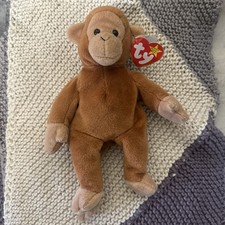 Ty Beanie Baby Bongo The Monkey Toy (4067)