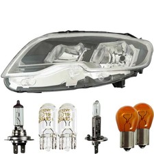 Halogen Scheinwerfer Frontscheinwerfer links H7 für Peugeot 301 inklusive Lampen