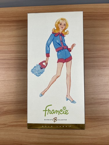 Francie Barbie Collector Gold Label Doll 2004 Blonde G8049 Mattel NRFB - Picture 8 of 16