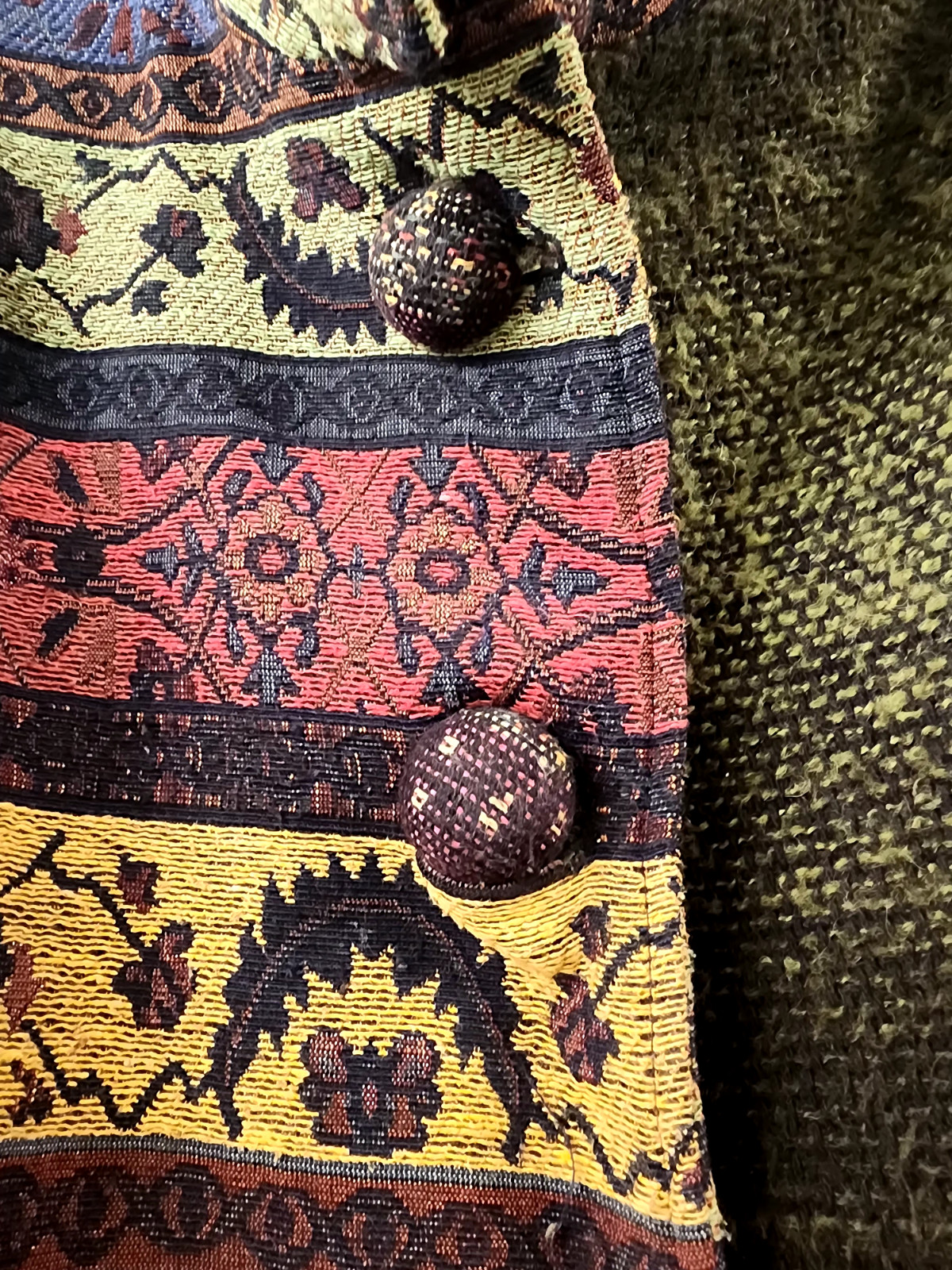 Sacred Threads Multicolor Jacket Large - image 4