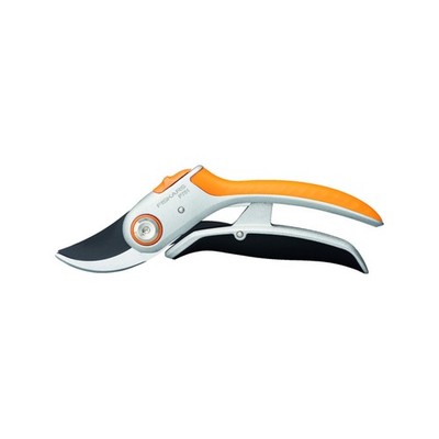 Fiskars Bypass Gartenschere Metall (P751) Plus PowerLever
