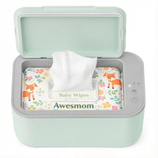 Baby Wipe Warmer, 3-Level Temperature Control, Quiet and Even Heating, Large Cap