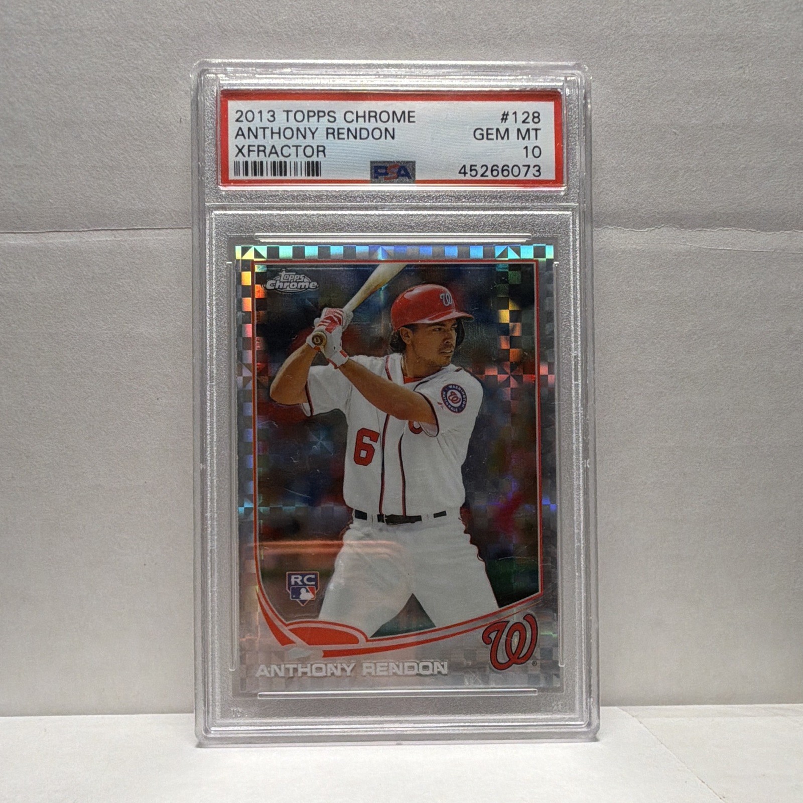 Topps Chrome 2013 Anthony Rendon #128 X-Fractor Rookie PSA 10