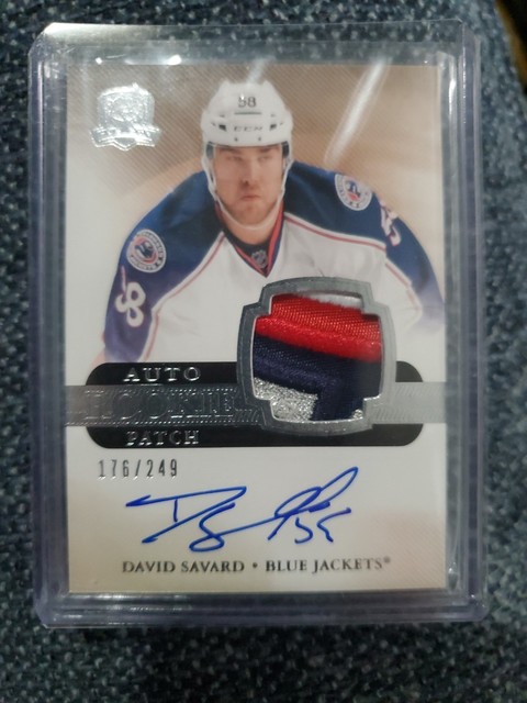 2011-12 The Cup Rookie Auto Patch /249 Four Colors David Savard #157