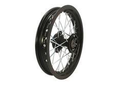 Jante avant Racing noir 12 pouces Ø15mm Dirt bike / Pit bike