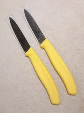 Victorinox Swiss Army 6.7606.L118 Table Paring Knife Lot of 2 YELLOW