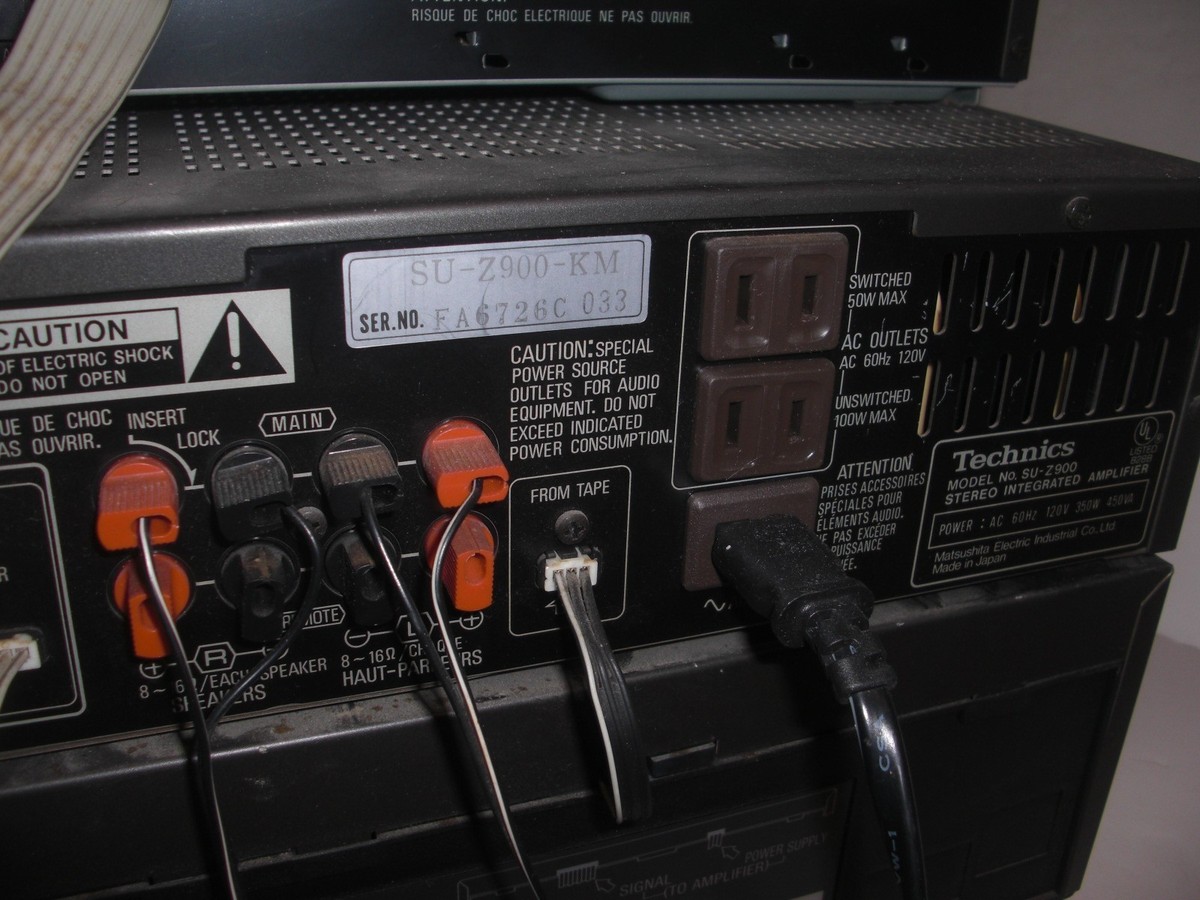 WORKING Technics Stereo: SU-Z900 Integrated Amp/ST-Z990 Tuner/RS