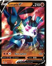 Fusion Strike Lucario V 146/264 Holo Rare V Pokemon NM/M
