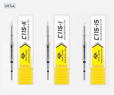 OSS Team C115-i k is soldering iron solder tip set Knife point conical bent