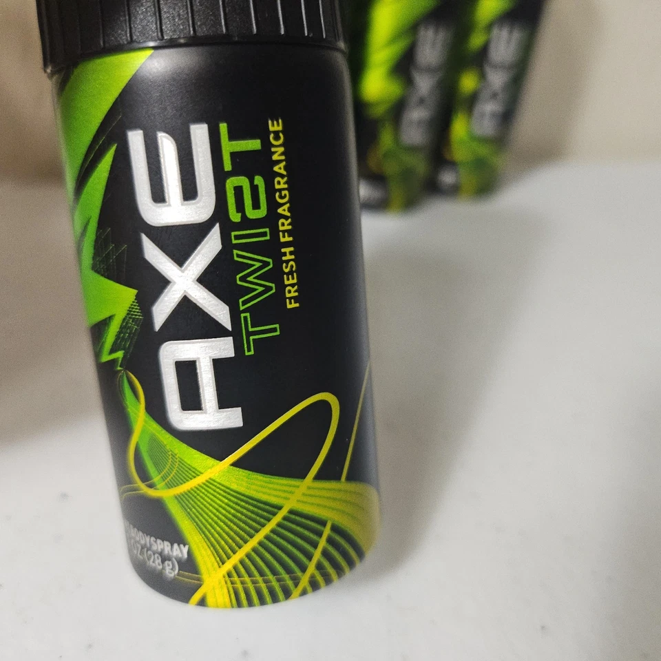 (4) Axe Twist Deodorant Body Spray 1oz TRAVEL / SAMPLE SIZE Fresh Fragrance - Image 2 of 4