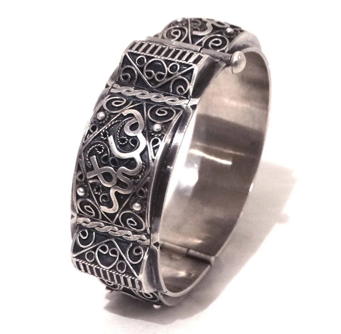 Ancien bracelet ethnique – berbère - en argent | Kaufen auf