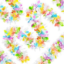 50FT Easter Tinsel Garland Hanging Streamers Decorations for Tree Stairs Mant...